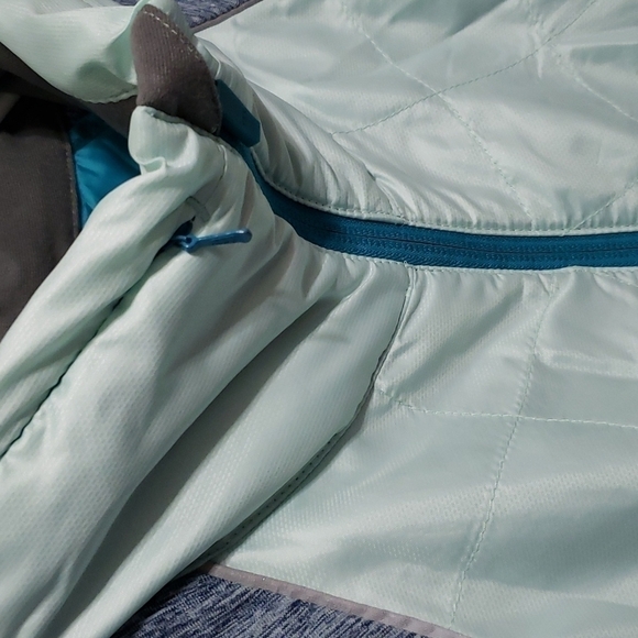 TITLE NINE Quilted Full-Zip Jacket, Color Turquoise, Size S - Picture 8 of 17